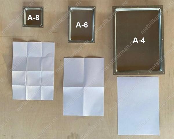 Карман металлический оцинкованный для упаковочного листа — фото 2